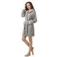 thumbnail image 3 of richie house women's bathrobe robe with two ears rhw2498, 3 of 7