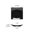 thumbnail image 2 of Excellante Classic Black Extra Heavy Weight Melamine Dinnerware Collection 12 3/8" Flare Plate, 2" Deep, Comes in Dozen, 2 of 2