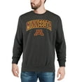 thumbnail image 4 of Men's Colosseum Charcoal Minnesota Golden Gophers Arch & Logo Crew Neck Sweatshirt, 4 of 5