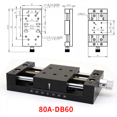 thumbnail image 2 of X single axis displacement table 80A-DB60 Manual Linear Stage Translation Displacement Platform Station 80x60mm Platform Size, 2 of 8