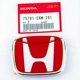 thumbnail image 1 of 1xZ01-02-06 RSX para Acura DC5 JDM Insignia trasera en forma de H roja R TSX CL9 FiT GD1-, 1 of 2