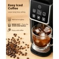 thumbnail image 4 of Single Serve Coffee Maker Upgrade, Hot & Iced Coffee Machine for K Cup and Grounds, 6 to 14 oz Brew Sizes, 50 oz Removable Water Tank, Bold Brew Setting, Pod Maker with Reusable Filter, Black, 4 of 4