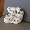 thumbnail image 5 of MIASHUI Kids Closed Toe Beach Sandals Boys Girls Outdoor Sport Sandals,White,9-12 Months, 5 of 5