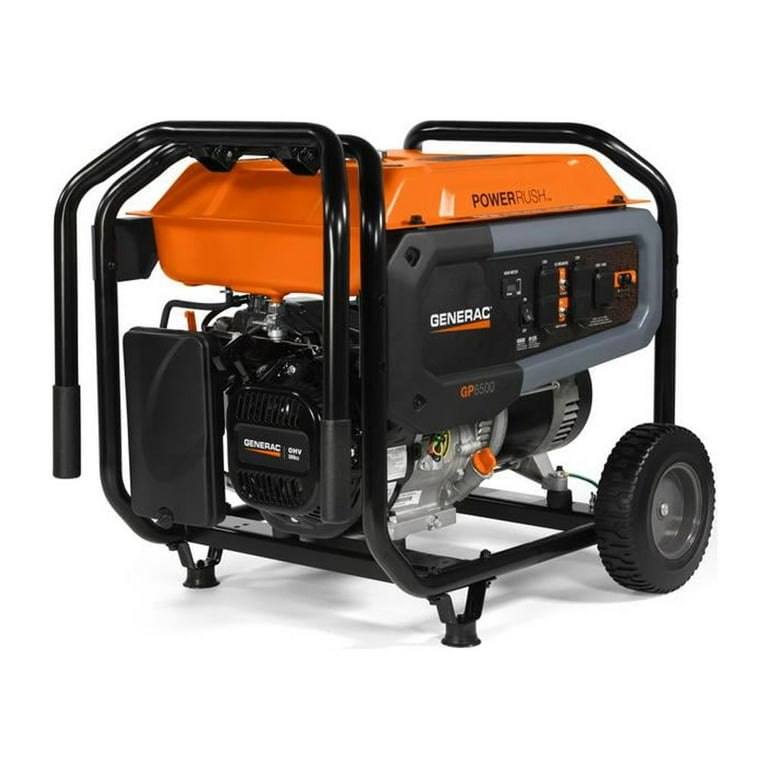 Generac 7681 - GP6500 6,500 Watt Portable Generator, With Cord, 49-ST./CSA Generac 7681 - GP6500 6,500 Watt Portable Generator, With Cord, 49-ST./CSA