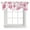 Pink, variant on Tie Up Valances for Windows, Orange Marble Adjustable Valance Curtains Window Treatment for Living Room/Bedroom, Gold White Geometric Hexagon Modern Rod Pocket Kitchen Curtains & Drapes 42x12 Inch