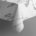 thumbnail image 5 of Square Tablecloth, Waterproof Polyester Table Cover, Wrinkle Resistant & Washable Fabric for Dining, Kitchen, Picnic, 42x42in(107x107cm), Liquid & Marble Print, 5 of 6