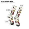 thumbnail image 4 of Fotbe London Landmark1 print Women's Men's Novelty Crew Socks Cotton Socks Knee High Socks for Walking,Running,Nurses,Pregnancy, 4 of 8