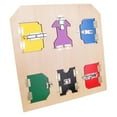 thumbnail image 1 of Tablero de Cerradura con Llave 6 para Desarrollo de Prácticas de de Niños, 1 of 9