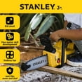 thumbnail image 5 of Stanley Jr. Battery-Operated Chainsaw – Realistic Toy Chainsaw Tool with Safe Rotating Chain & Sounds | Durable Pretend Play Chainsaw for Kids Ages 3+ | Includes Batteries, 5 of 6