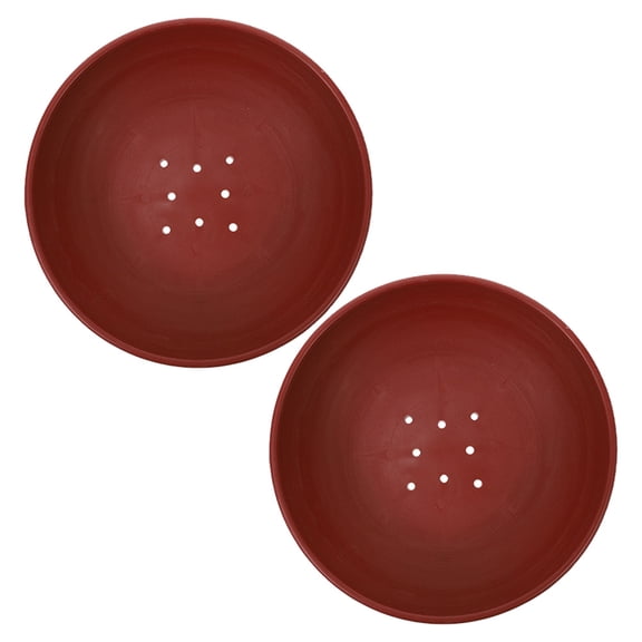 UPKOCH Pigeon Nesting Bowl Bird Egg Breeding Bowl Dark Red for Pet Owners in Pigeon Farming 1Set