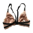 thumbnail image 2 of Victoria's Secret Chantilly Lace Front Close Bralette Light Coffee with Velvet Trim Size Large NWT, 2 of 2