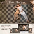 thumbnail image 5 of DEORAB Jute Outdoor Rug 8x10 Checkered Jute Rug Polyester Machine Weave Easy-Cleaning Non Slip Patio Backyard Porch Deck Balcony Checkerboard, 5 of 8