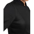 thumbnail image 6 of Culinary Master Women's Breathable Long Sleeve Premium Zip Up Chef Jacket Coat, 6 of 11