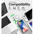 thumbnail image 5 of INFINACORE Pandora Portable Power (P3) 8000mAh Fast Charging Qi Wireless Power Bank Charger - Compatible with iPhone 15 14 13 12 11 Pro Max Mini - Phone Laptop iPad Tablet Power Bank - White, 5 of 7