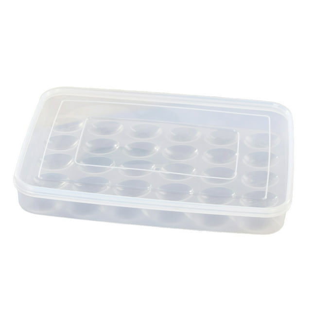 Contenants de Rangement pour la Cuisine Grande Capacité Rangement d'Oeufs avec Couvercle Empilable pour Garde-Manger Organisé et Réfrigérateur