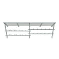thumbnail image 2 of Garage Essentials 64 In Wall Mounted Utility Storage Rack w/ Hooks, White, 2 of 12