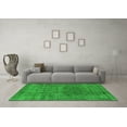 thumbnail image 3 of Ahgly Company Indoor Round Oriental Green Industrial Area Rugs, 3' Round, 3 of 4