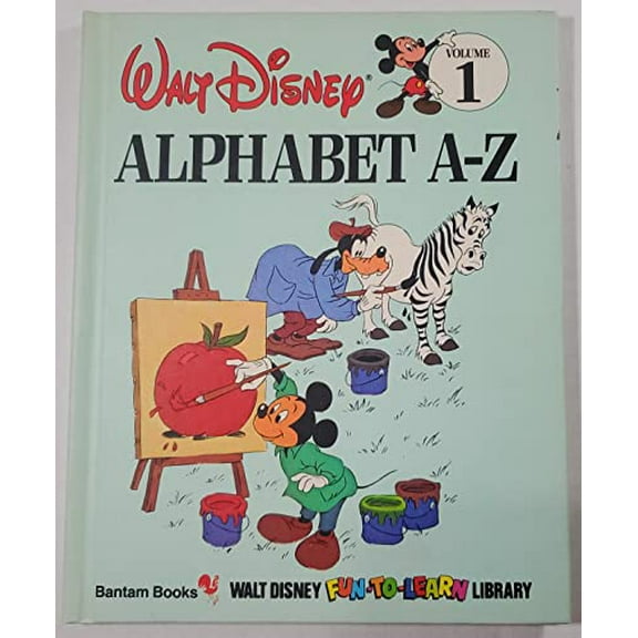 Pre-Owned Alphabet A-Z (Disney's Fun-to-Read Library, Vol. 1) (Hardcover) 0553055011 9780553055016