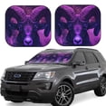 thumbnail image 1 of Vsdgher Purple Starry Sky Antelope Print Car Windshield Sun Shade, Reflective Sunshade Window Sunshade Sun Visor Protector Fit for Cars,Trucks,SUVs-Large, 1 of 6