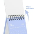 thumbnail image 3 of OULII 2026 Sky Blue Desk Daily Calendar with Foldable Stand for Office and Home Use, 3 of 8