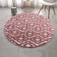 thumbnail image 1 of Round Rugs Soft Comfortable Fluffy Shaggy High Pile Rug For Living Room Bedroom, 1 of 5
