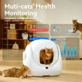 thumbnail image 5 of CATLINK 70L Automatic Self-Cleaning Cat Litter Box for Multiple Cats with APP, Odor Control, Health Monitoring, Extra Large, 5 of 12