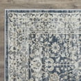 thumbnail image 2 of Loomaknoti Kehleigh Oviel 5' x 7' Blue Oriental Indoor Polypropylene Area rug, 2 of 9