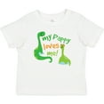 thumbnail image 3 of Inktastic My Pappy Loves Me Grandson Dinosaur Boys Baby T-Shirt, 3 of 5