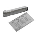 thumbnail image 1 of Guitar Radius Gauge Set, String Action Gauge Ruler 32 Piece Feeler Gauge Fingerboard Fret Protector for Guitar and Bass Setup, 1 of 8