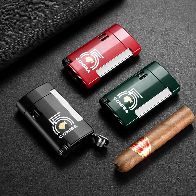 Cigar Lighter, Windproof Single-Fire Direct Thrust Portable Men's Creative Lighter Clb-23Hh2