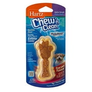 Hartz Tiny Dog Dental Duo Edible Chew with Bacon Flavor for Tartar Control, Small (2 Pack)