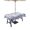 Blue, variant on Square Outdoor Tablecloth with Umbrella Hole Winter Trees Outside Table Cloth Waterproof Patio Table Cover Blue Purple Withered Birch Tree Branch Zipper Tablecloths for Picnic Camping 54x54 Inch