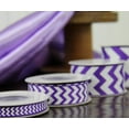 thumbnail image 3 of Grosgrain Chevron Ribbon by Threadart 1 1/2" - 5 Yards - Green, 3 of 6