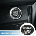 thumbnail image 2 of Unique Bargains Car Push Start Button Cover Car Engine Start Button Cover Trim for Mercedes Benz AMG GLA Black, 2 of 7