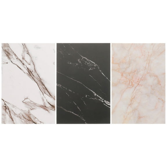 OUNONA 3Pcs Photo Props For Food Photography Background Boards Waterproof 8.3X5.5X0.04In