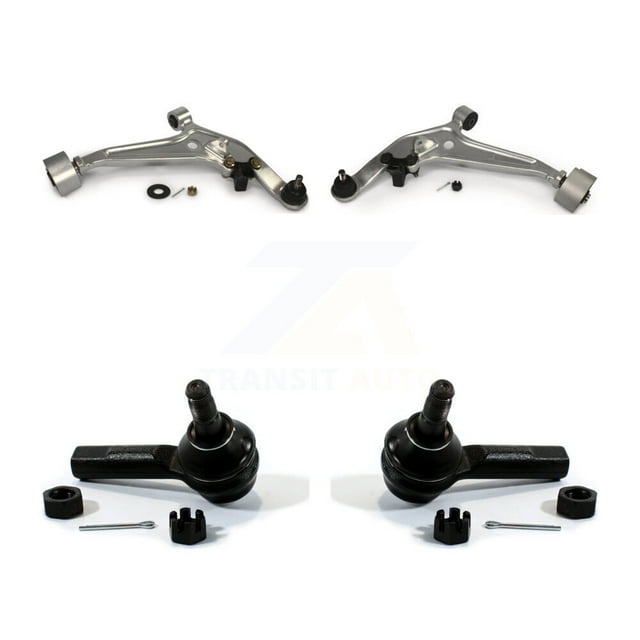 Front Suspension Control Arm and Tie Rod End Kit for Car 2005-2006 Nissan X-Trail - Left Right Side (Driver Passenger) K72-101048