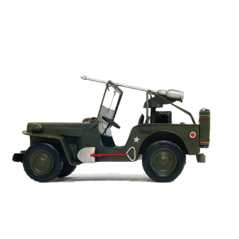 Old Modern Handicrafts 1941 Willys MB Overland Jeep Green Metal