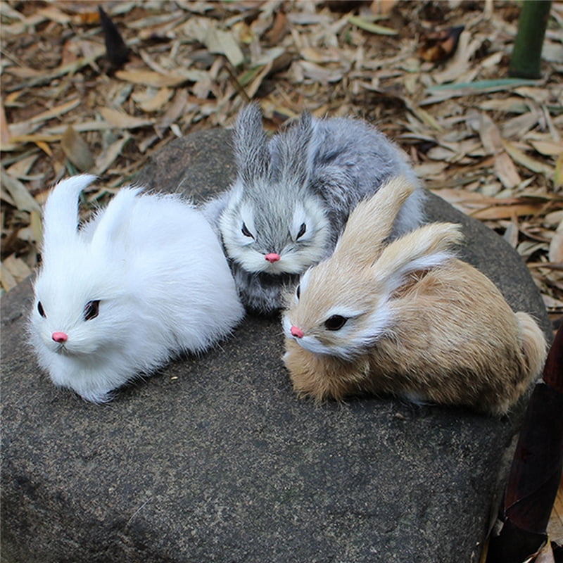 rabbit fur stuffed animals