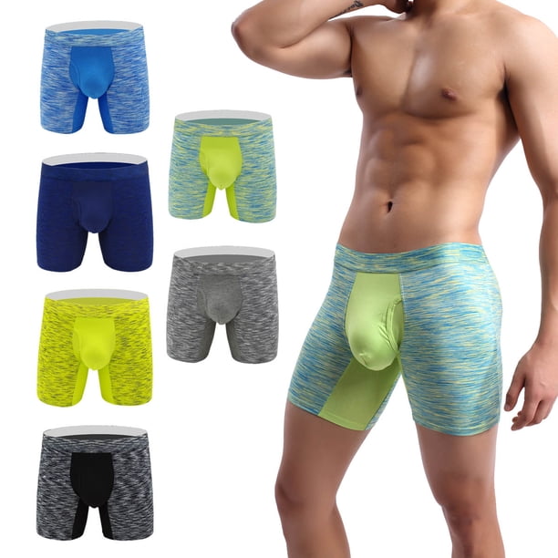 Yuyangdpb Men's Pouch Underwear Performance No Ride Up Boxer Briefs