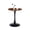 Natural Wood, variant on S-HOME Walnut Wood Round Table With Modern Tulip Steel Base 24 Inch Dining Table For Home Use