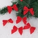 thumbnail image 3 of Yuarrent Mini adornos de lazo de Navidad, decoración de terciopelo para árbol, escenas aplicables, decoración de árbol, 12 pack/lote Kits de decoración para fiestas, 3 of 6
