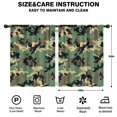 thumbnail image 2 of Blackout Kids Curtains,Classic Camo Green Black Pattern Childrens Insulated Curtains Set Of 2,Bedroom Essentials,Toddler Room Decor 42"x54", 2 of 5