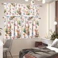 thumbnail image 3 of mayuai Easter Bunny Kitchen Curtains and Valances Set Tier Curtains Cafe Curtains 36 Inch Length Living Room Bedroom Bathroom Farmhouse Rustic Country Curtains 3 Piece Set Rod Pocket, 3 of 4