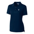 thumbnail image 2 of Women's Cutter & Buck Navy Villanova Wildcats Advantage Tri-Blend Pique Polo, 2 of 3