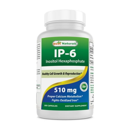 Best Naturals IP-6 510 mg 180 Capsules (Best 510 Dry Herb Atomizer)