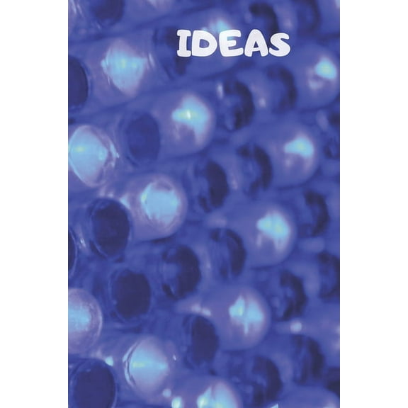 Ideas: 90 Pages of 6 X 9 Inch White Numbered Pages No Lines (Paperback)