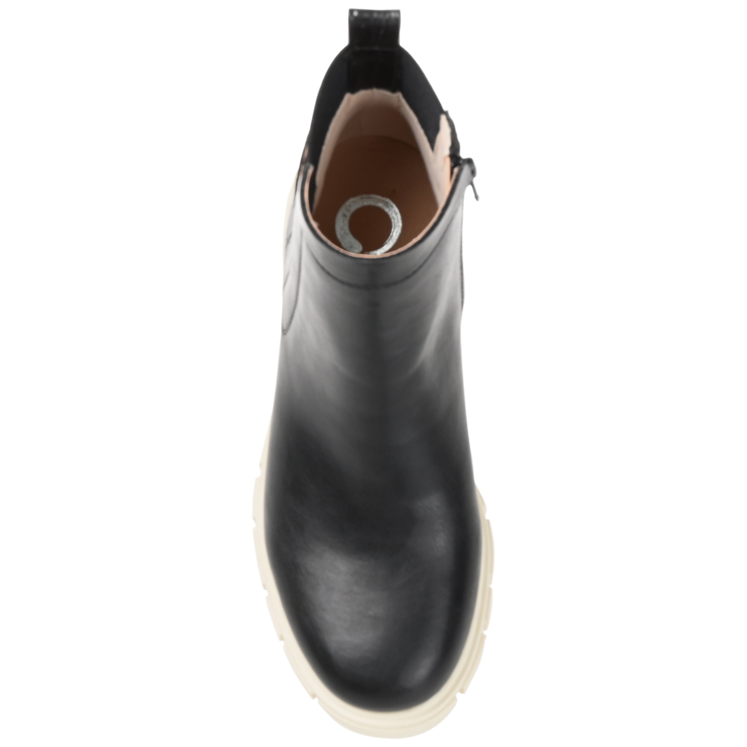 Journee Womens Jeeva Inside Zip Block Heel Booties