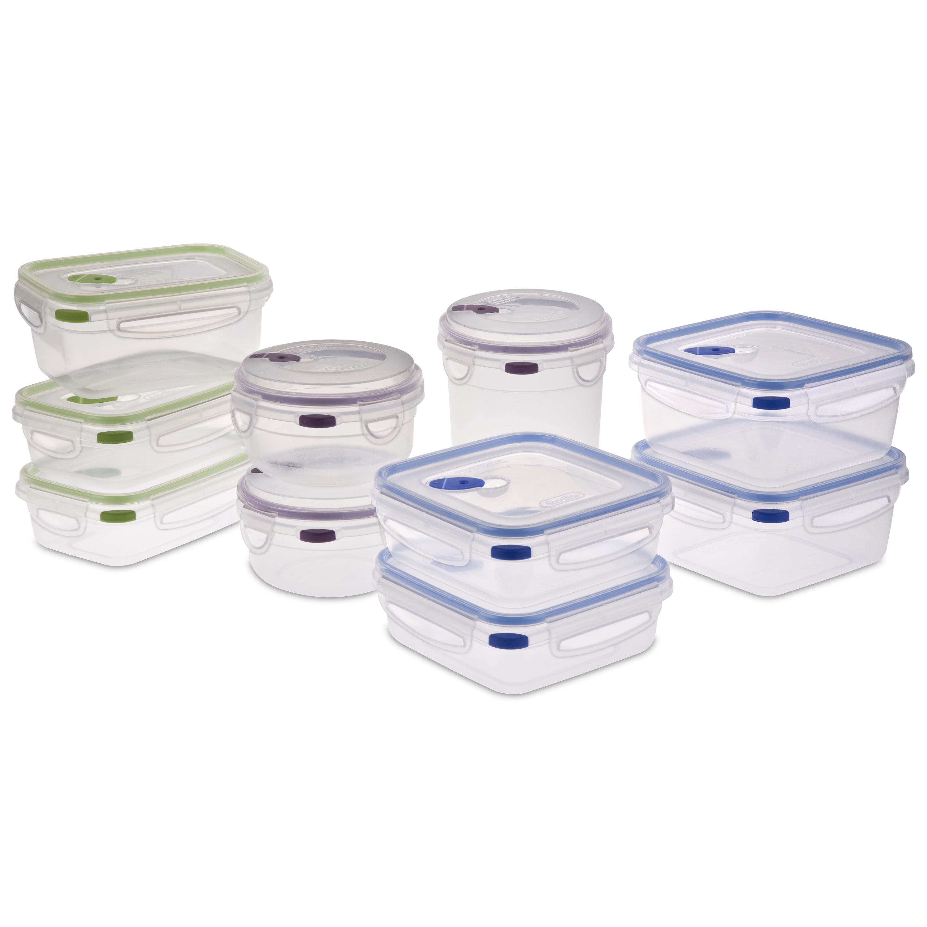 Sterilite Ultra•seal™ Food Storage Containers 20 Piece Set Clear
