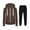 Brown, variant on Joau Women Two Piece Matching Outfits Workout Sets Casual Long Sleeve Zip Up Hoodie Sweatshirt Jacket & Long Sweatpants Fall Winter Tracksuit Set