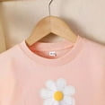 thumbnail image 4 of zbxnLI Little Girls Long Sleeve Shirts Floral Print Graphic T-Shirts Toddler Girls Cotton Tee Crewneck Tops, 4 of 8